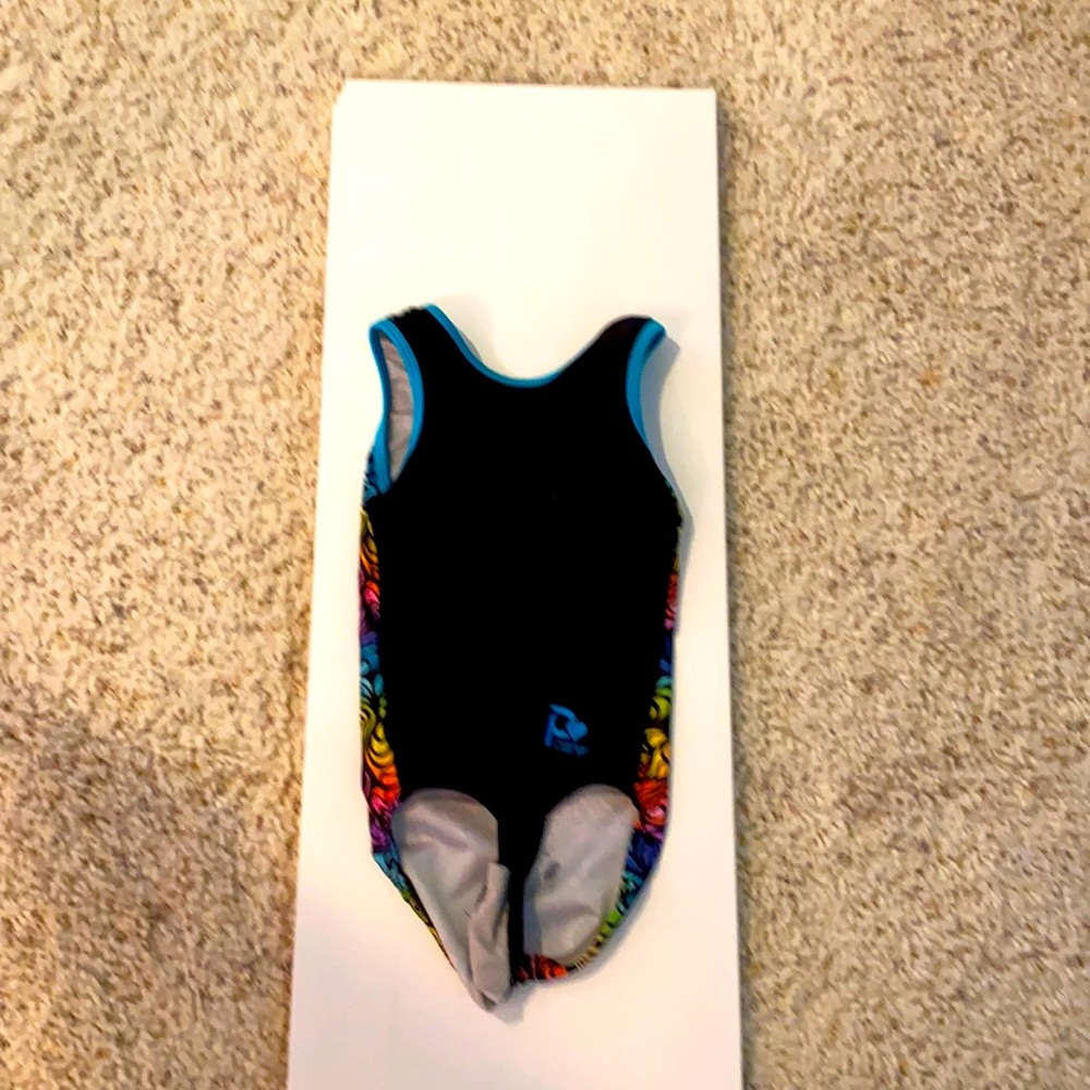 Plum, child medium leotard